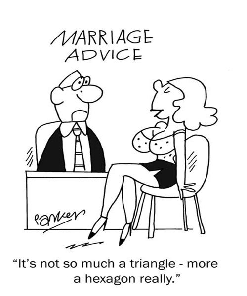 'It's not so much a triangle-more a hexagon really.'