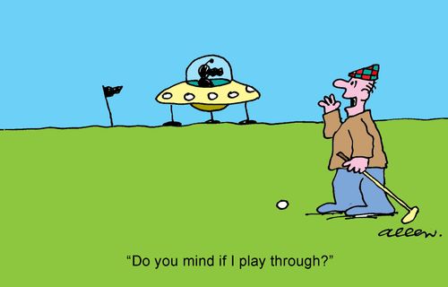 'Do you mind if I play through?'