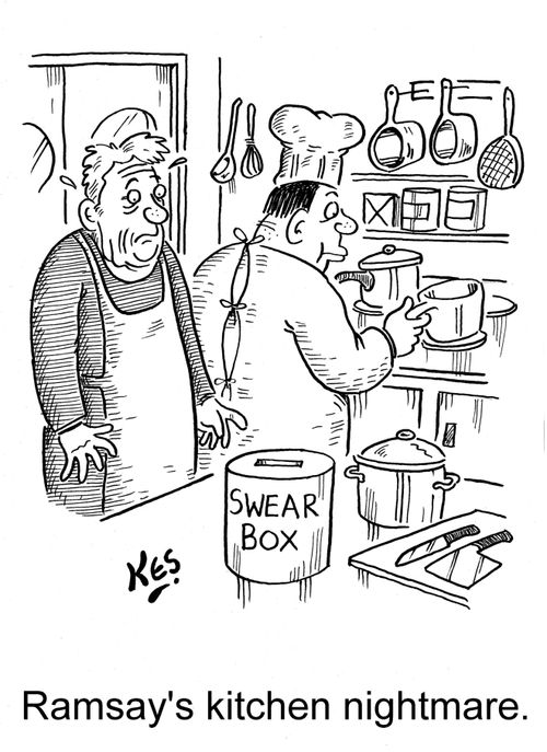 Ramsay's kitchen nightmare.