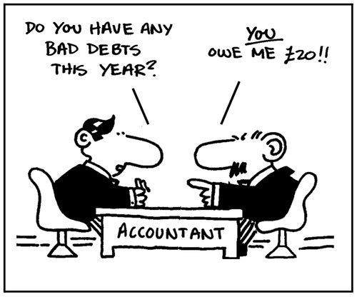 'Do you have any bad debts this year?'