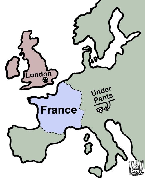 I see London... I see France... I see someone's under pants!