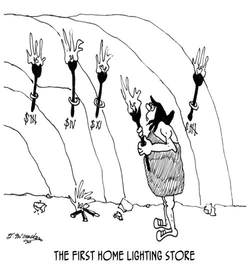 The First Home Lighting Store.