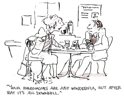 'Your pheromones are just wonderful, but after that it's all downhill.'