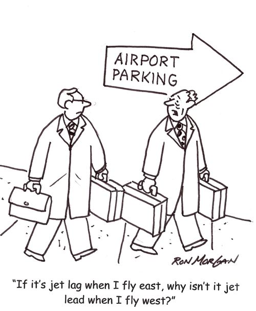 'If it's jet lag when I fly east, why isn't it jet lead when I fly west?'