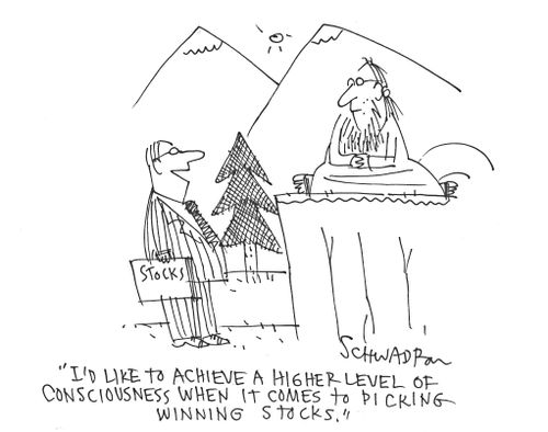 'I'd like to achieve a higher level of consciousness when it comes to picking winning stocks.'