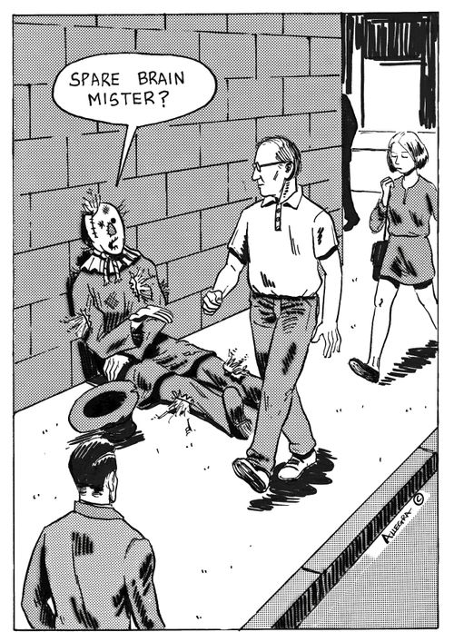 'Spare brain mister?'