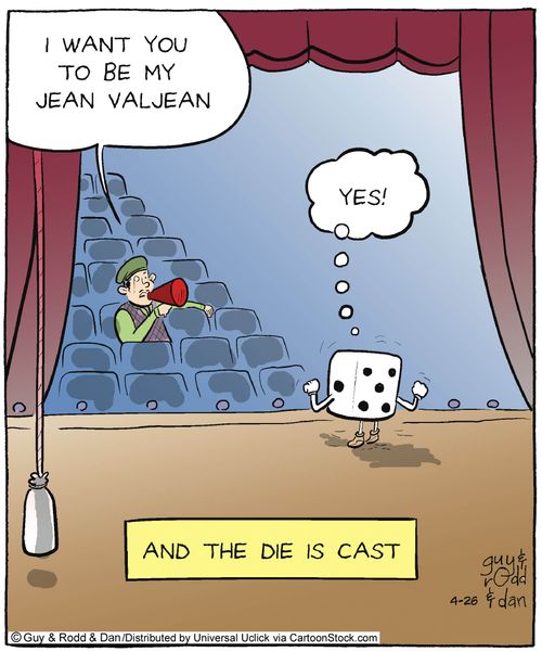 And the die is cast!