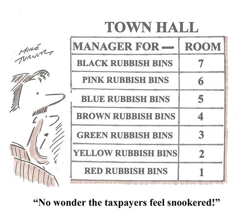 'No wonder the taxpayers feel snookered!'