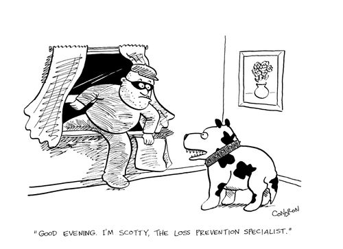 'Good evening. I'm Scotty, the loss prevention specialist.'