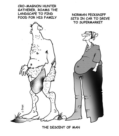 The descent of man.
