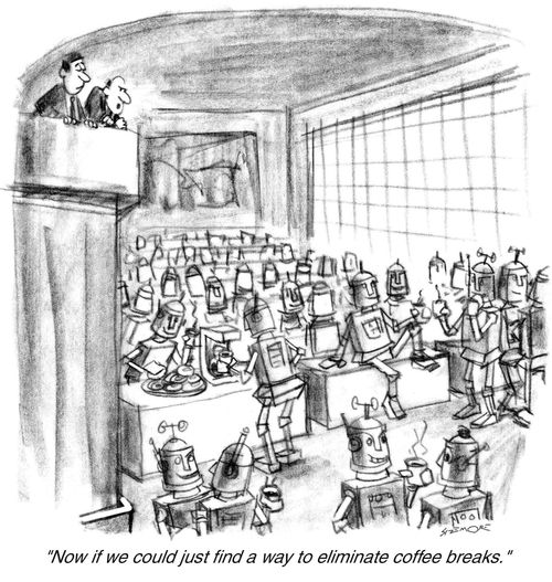 Robot's Coffee Break.