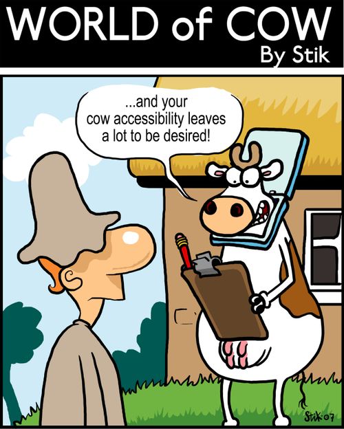 ...and your accessibility leaves a lot to be desired!