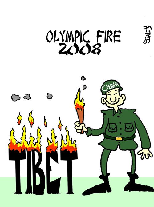 Olympic Fire 2008.