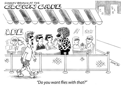 'Do you want flies with that?'