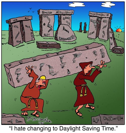 I hate changing TO Daylight Saving Time.