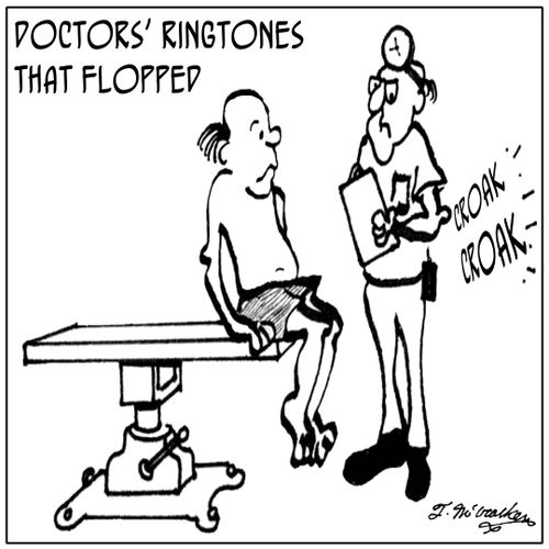 Doctors' ringtones that flopped: Croak, Croak