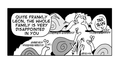 Tax slug.