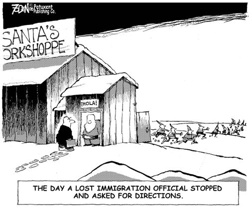 The day a lost immigration official stopped and asked for directions.