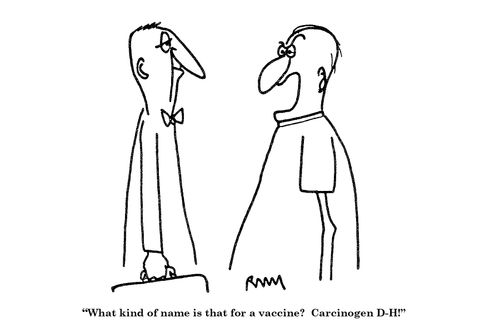 'What kind of name is that for a vaccine?'