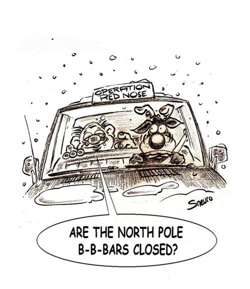 Are the North Pole bars closed?