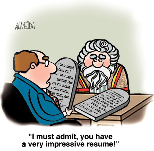 "I must admit you have a very impressive resume!"