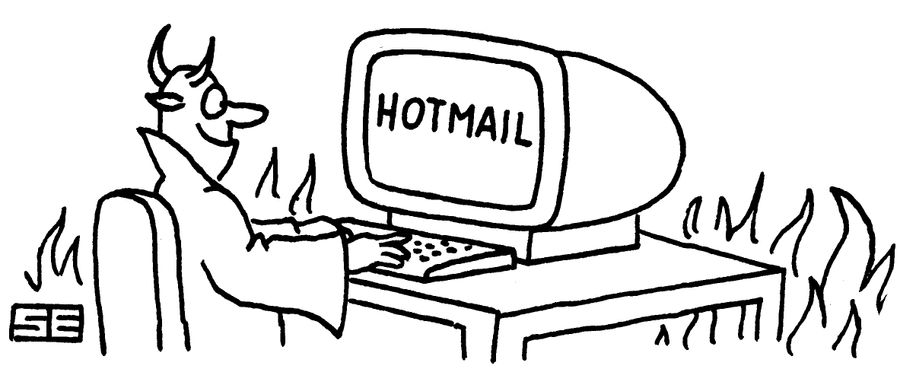 Devil Using Hotmail
