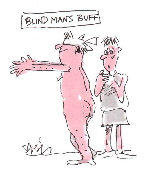 "Blind man's buff."
