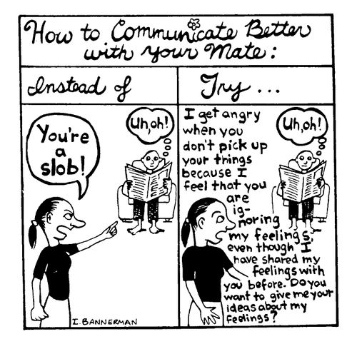 "How to communicate better with your mate"