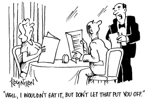 "Well I wouldn't eat it, but don't let that put you off."