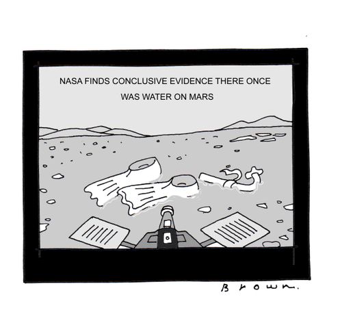 '...Water on Mars'