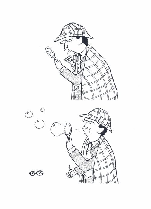 Sherlock Holmes finds the solution.
