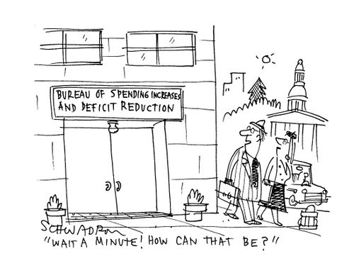 Bureau of Spending Decreases and Deficit Reduction - 'Wait a minute! How can that be?'