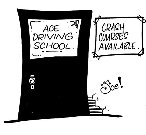 Ace Driving School - Crash Courses Available.