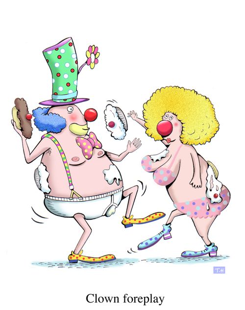 Clown foreplay.