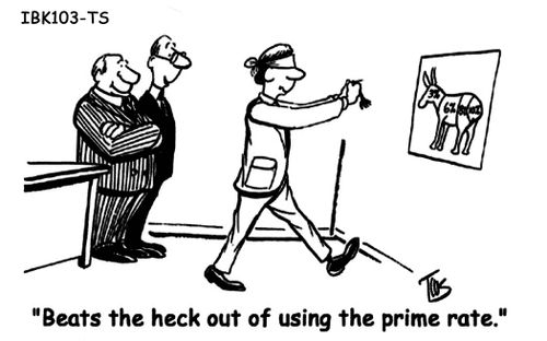 'Beats the heck out of using the prime rate.'