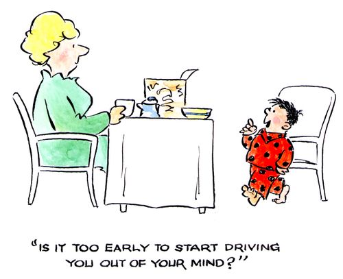 'Is it too early to start driving you out of your mind?'