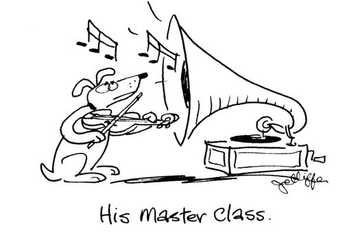 His master class.
