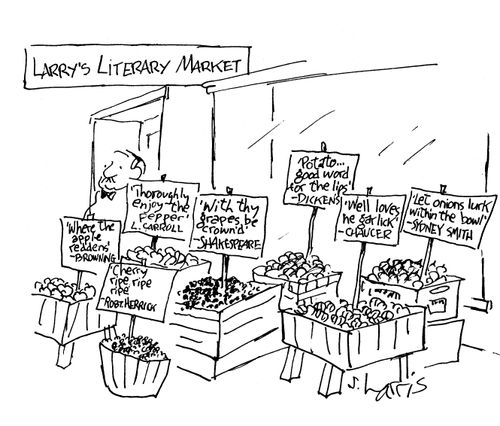Larry's Literary Market.