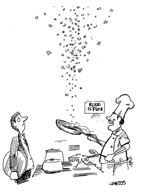 Food is fun.