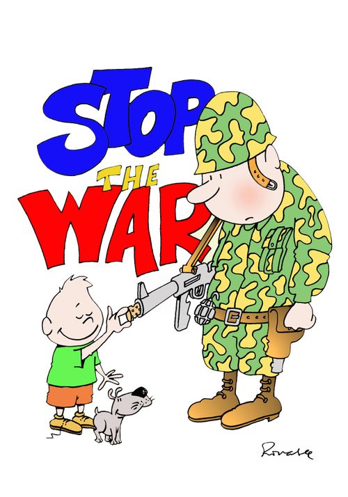 Stop the war.
