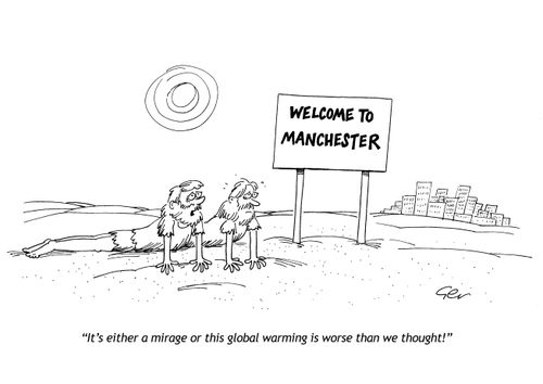 'It's either a mirage, or this global warming is worse than we thought.'