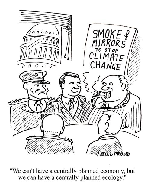 'We can't have a centrally planned economy, but we can have a centrally planned ecology.'