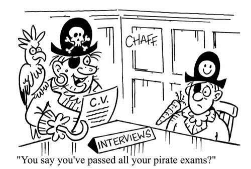 'You say you've passed all your pirate exams?'