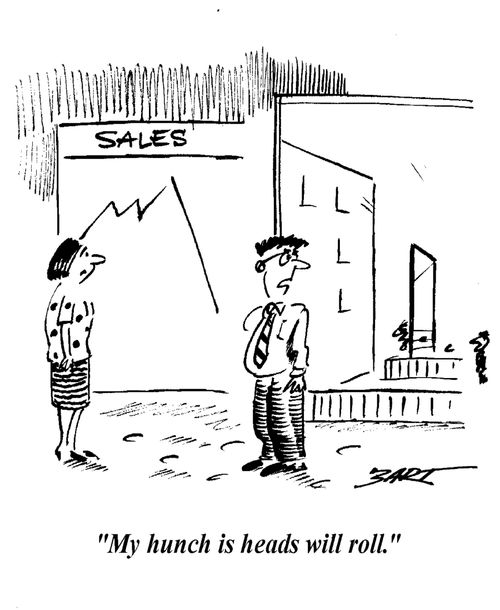 "My hunch is heads will roll."