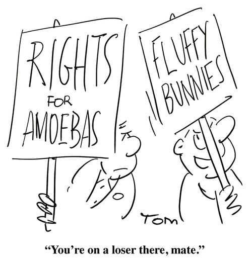 'You're on a loser there, mate.'