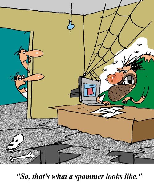 'So, that's what a spammer looks like.'