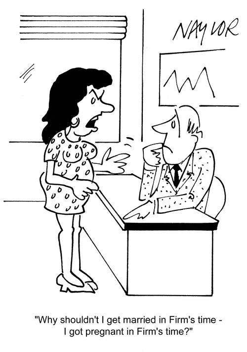 'Why shouldn't I get married in Firm's time - I got pregnant in Firm's time?'