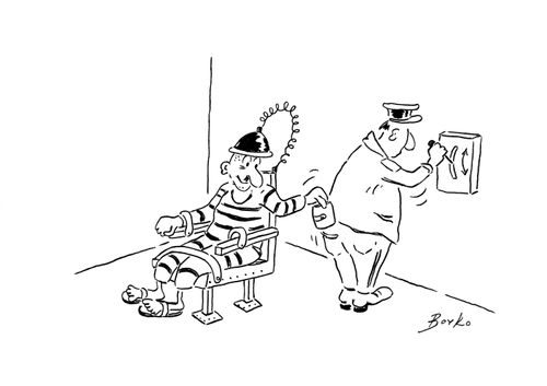 On the electric chair