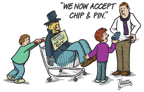 'We now accept chip & pin.'