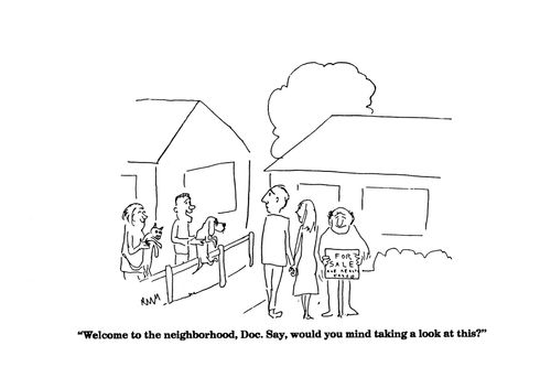 'Welcome to the neighborhood, Doc....